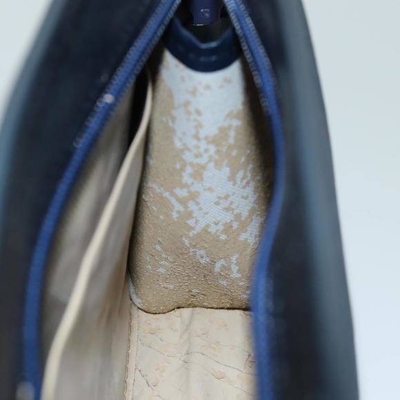 Christian Dior Trotter Canvas Clutch Bag Navy Auth ep4432 - Picture 11 of 16